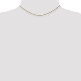 14k 1.15mm D/C Machine-made Rope Chain