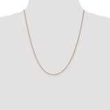 14k 1.15mm D/C Machine-made Rope Chain