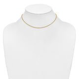 14k 1.5mm Diamond-cut Rope Chain