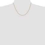 14k 1.5mm Diamond-cut Rope Chain