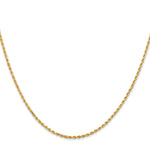 14k 1.5mm Diamond-cut Rope Chain