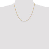 14k 1.5mm Diamond-cut Rope Chain