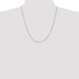14k 1.5mm Diamond-cut Rope Chain