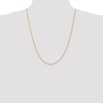 14k 1.5mm Diamond-cut Rope Chain