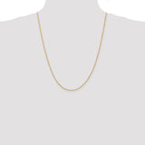 14k 1.5mm Diamond-cut Rope Chain