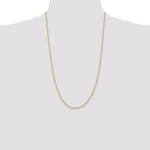 14k 1.5mm Diamond-cut Rope Chain