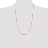 14k 1.5mm Diamond-cut Rope Chain