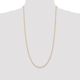 14k 1.5mm Diamond-cut Rope Chain