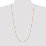 14k 1.5mm Diamond-cut Rope Chain
