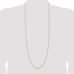 14k 1.5mm Diamond-cut Rope Chain