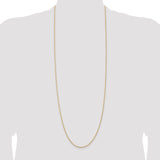 14k 1.5mm Diamond-cut Rope Chain