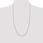 14k 1.5mm Solid Rope Chain