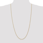 14k 1.5mm Solid Rope Chain