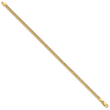 14k 3.0mm Wide Double Strand Rope Bracelet