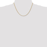 14k 1.75mm Diamond-cut Rope Chain