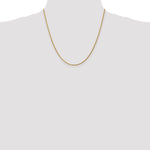 14k 1.75mm Diamond-cut Rope Chain