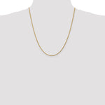 14k 1.75mm Diamond-cut Rope Chain
