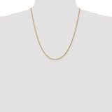 14k 1.75mm Diamond-cut Rope Chain