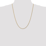 14k 1.75mm Diamond-cut Rope Chain