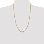 14k 1.75mm Diamond-cut Rope Chain