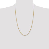 14k 1.75mm Diamond-cut Rope Chain