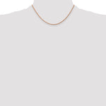 14k Rose Gold 1.75mm Diamond-cut Rope Chain