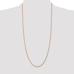 14k Rose Gold 1.75mm Diamond-cut Rope Chain