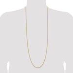 14k 2.0mm Solid Rope Chain