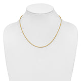 14k 2.0mm Diamond-cut Rope Chain