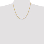 14k 2.0mm Diamond-cut Rope Chain