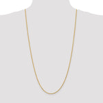 14k 2.0mm Diamond-cut Rope Chain