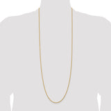 14k 2.0mm Diamond-cut Rope Chain