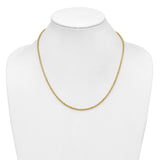 14k 2.25mm Diamond-cut Rope Chain