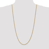 14k 2.25mm Diamond-cut Rope Chain