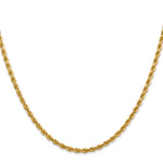 14k 2.75mm Diamond-cut Rope Chain