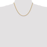 14k 2.75mm Diamond-cut Rope Chain