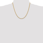 14k 2.75mm Diamond-cut Rope Chain