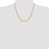 14k 2.75mm Diamond-cut Rope Chain