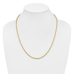 14k 2.75mm Diamond-cut Rope Chain