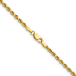14k 2.75mm Diamond-cut Rope Chain