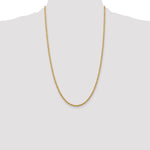 14k 2.75mm Diamond-cut Rope Chain