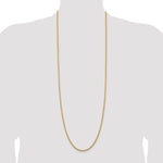 14k 2.75mm Diamond-cut Rope Chain