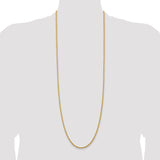 14k 2.75mm Diamond-cut Rope Chain