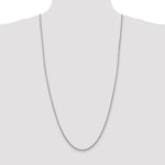 14k White Gold 2.75mm Diamond-cut Rope Chain