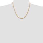 14k 3.0mm Diamond-cut Rope Chain