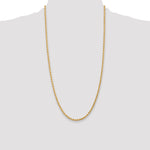 14k 3.0mm Diamond-cut Rope Chain