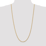 14k 3.0mm Diamond-cut Rope Chain