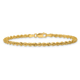 14k 3.0mm Diamond-cut Rope Chain