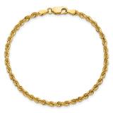 14k 3.0mm Diamond-cut Rope Chain