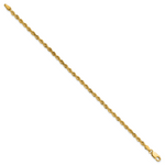 14k 3.0mm Diamond-cut Rope Chain